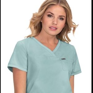 Koi Nicole Scrub Top Women’s Medium Sage, NWT